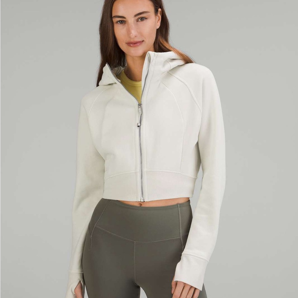 Lululemon Scuba Full-Zip Cropped Hoodie